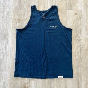 Mens Diamond Blue Tank Top - XL